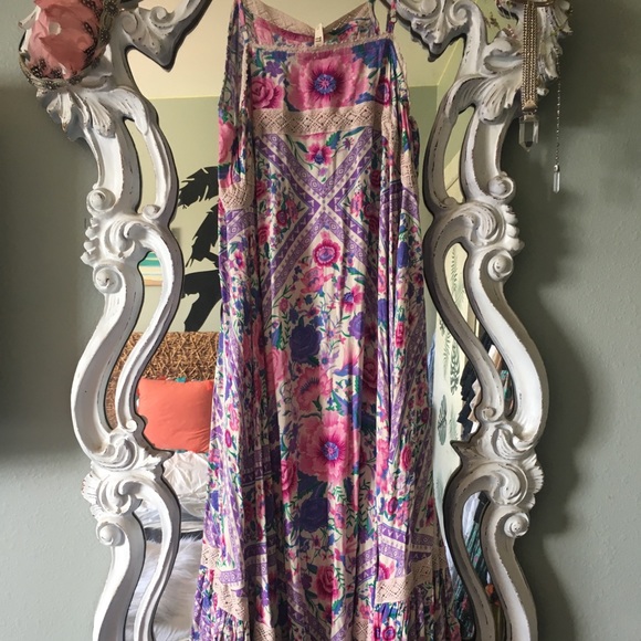 SOLD Babushka midi lavender dress - Picture 8 of 8